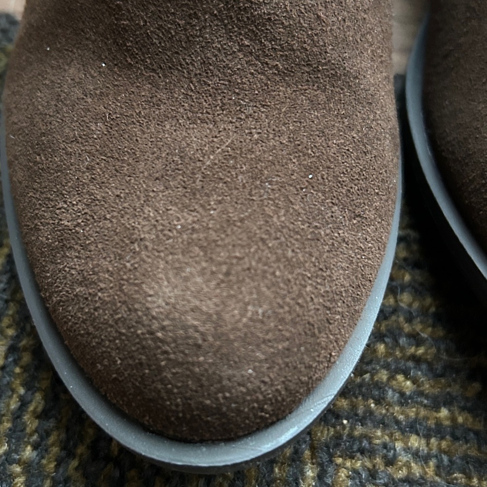 Kensie Women's Brown Suede Ankle Booties - Picture 6 of 7